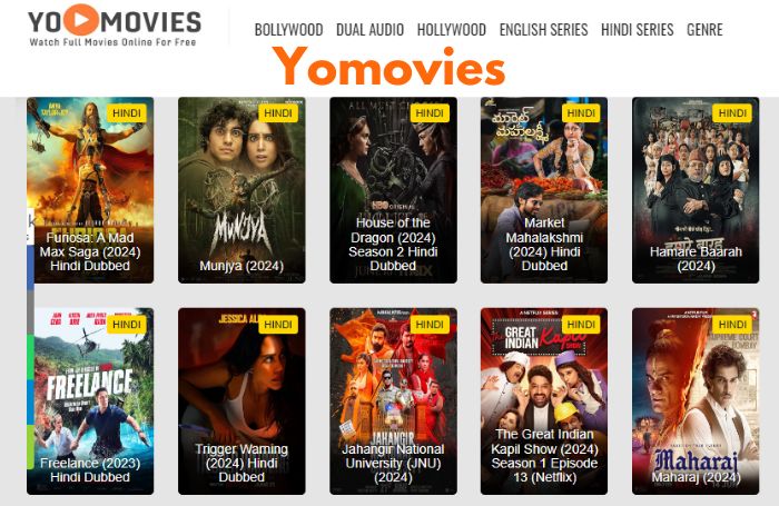 Yomovies – Watch Bollywood and Hindi Dubbed Movies Online