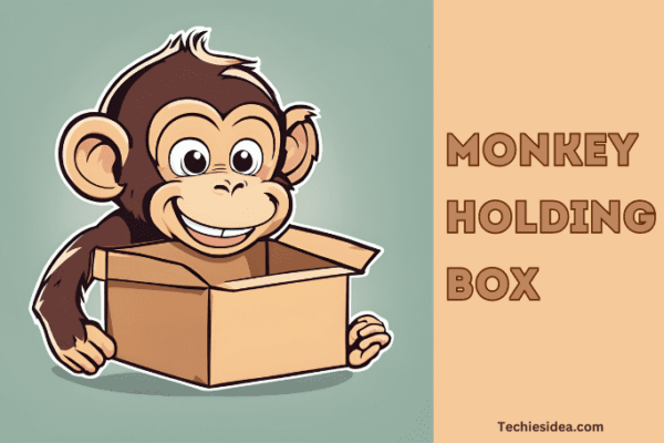 Monkey Holding Box